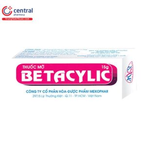 thuốc mỡ bôi da betacylic 15g